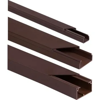 STASIŃSKI SP. Z O.O. Elektrická instalační lišta kpl. BRONZOVÁ BLS 14x14 2m (BALENÍ 10 ks)