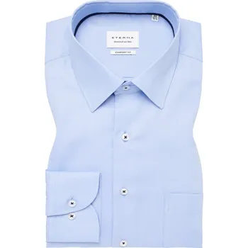Pánská košile Košile Eterna Comfort Fit Natté modrá 8464_12E181 velikost: 41, délka rukávu: dlouhý rukáv