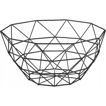 Obraz Kovový koš na ovoce černý