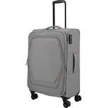 Travelite UMBRIA 67cm Cestovní kufr M Šedá Smoky grey Rozšiřitelný