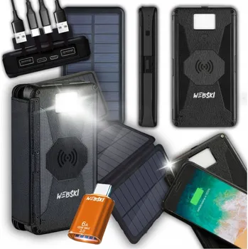 Powerbanka Powerbank Webski 16000 mAh černý