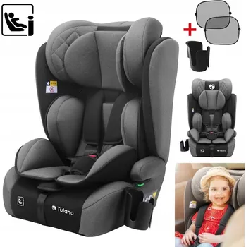 Autosedačka Autosedačka Tulano Zooma 25 černá 9-36 kg i-Size 76-150 cm