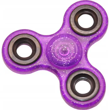 Obraz FIALOVÝ BROKÁTOVÝ SPINNER NA MONTESSORI MANIPULAČNÍ SENZORICKOU DESKU