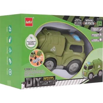 autíčko Interaktivní popelářský vůz Ramiz Skládací s magnety