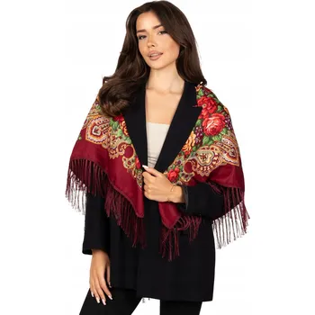 Šála Alessio šátek s květinami – polyester