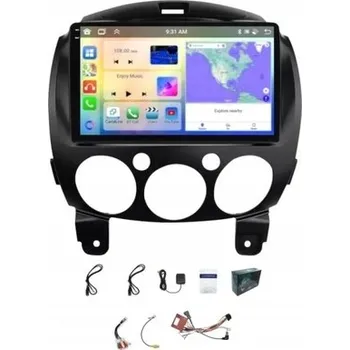 Autorádio AUTORÁDIO S NAVIGACÍ CARPLAY MAZDA 2 2007-2014 BT WIFI ANDROID 4GB 64GB
