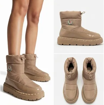 Dámská zimní obuv HNĚDÉ DÁMSKÉ KOTNÍKOVÉ BOTY SNĚHULE ZATEPLENÉ IREDA 40