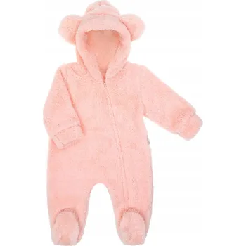 Kojenecký overall Dívčí kojenecký overal s Lunou lososové barvy Rosy Nicol