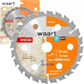 Pilový kotouč Kotouč na dřevo pro pilu vidiovou 145 x 20 mm, 24 zubů