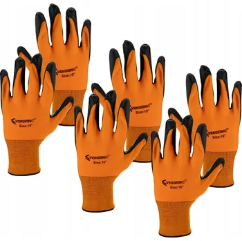 Pracovní rukavice Pracovní rukavice 10'' 3 páry VERGIONIC
