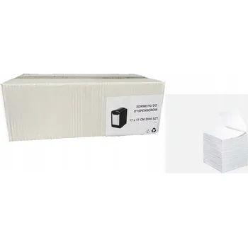 Papírový ubrousek Ubrousky 17 x 17 cm 2000 ks papírové