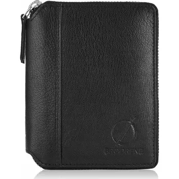 Peněženka Brødrene pánská kožená peněženka černá - muž