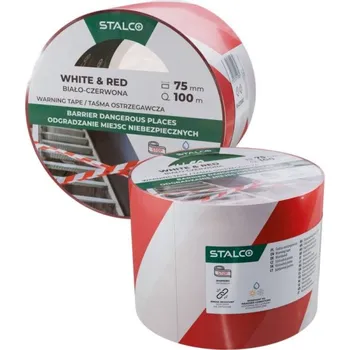 Výstražná páska Výstražná páska, 75 mm x 100 m STALCO S-38580