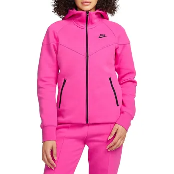 Dámská mikina Mikina s kapucí Nike W NSW TCH FLC WR FZ HDY fb8338-605 Velikost S