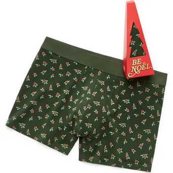 Vánoční boxerky Celio Celio zelená | červená 3505124