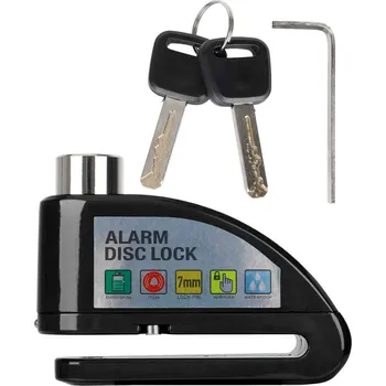 Motozámek Alarmový zámek na kotouč se zvukovou signalizací