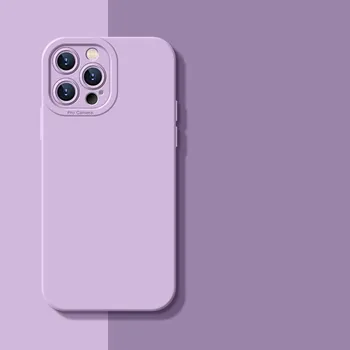 Pouzdro na mobilní telefon Silikonové pouzdro pro Apple iPhone 12, fialová