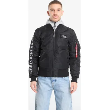 Pánské oblečení Bunda Alpha Industries MA-1 D-Tec SE Black / Grey XL