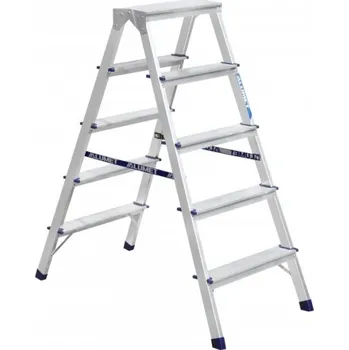 Schůdek Alumet Alumet, AD7205 EUK oboustranné schůdky 2 x 5, prac. výška 1,02 m, max. 150 kg
