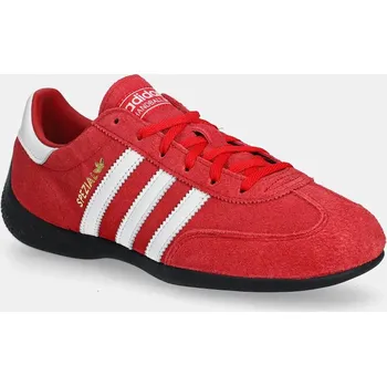 Dámské tenisky Kožené tenisky adidas Originals Handball Spezial Lo Pro W, 36 2/3, červená, 33X