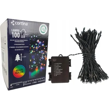 Vánoční dekorace Vánoční osvětlení na stromeček Cortina venkovní 10,5 m 51 - 100 žárovek
