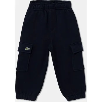 Chlapecké kalhoty Dětské tepláky Lacoste XJ7345 námořnická modř 59X, vel. 128