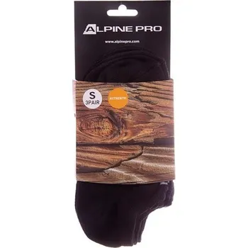 Unisex ponožky Alpine Pro 3UNICO - černá / L
