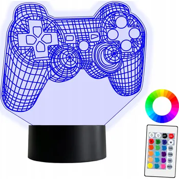 Lampička Noční lampa Diamond3DLamp vícebarevná