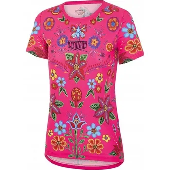 Dámské tričko Cycology Dámské technické cyklistické tričko - Frida růžové M