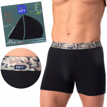 Boxerky KEY PÁNSKÉ BAMBUSOVÉ BOXERKY MXH 240 M černá