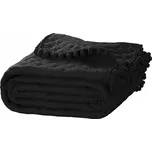 Přehoz na postel Spod Igły i Nitki polyester 160 cm x 220 cm černý