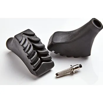 Trekingová hůl 2 náhradní koncovky s profilem k hůlkám na nordic walking Vivadia 2 ks