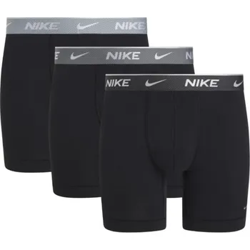 Boxerky NIKE PÁNSKÉ BOXERKY SLIPY TRUNK 3KS BOXER BRIEF ČERNÉ vel.XL
