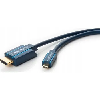 Video kabel Kabel Clicktronic CLICKCHDMI70326 HDMI - micro HDMI 1 m
