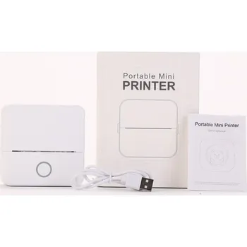 Tiskárna štítků TP X6-BT mini termotiskárna, bluetooth, bílá + startovací sada papírů