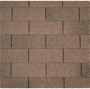 Střešní krytina Šindel asfaltový IKO 2.0 Superglass 07 podvojná hnědá 2,0 m2