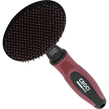 Kosmetika pro psa Kartáč ovál vínový Croci