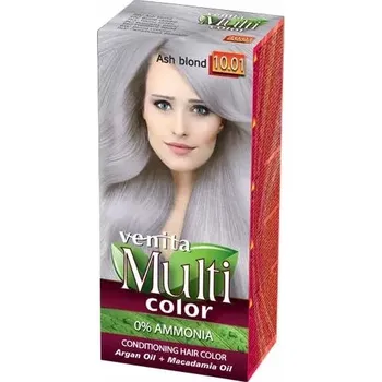 Barva na vlasy Venita Multi Color Barva na vlasy bez amoniaku 10.01 Popelavá Blond