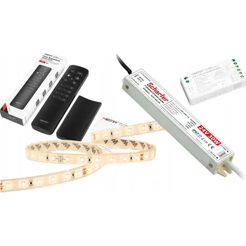 LED osvětlení Kompletní LED sada do sauny 5m 3000K – Pásek SMD 4,8W + Napájecí zdroj + Ovladač