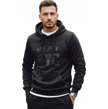 Pánská mikina Dstreet Pánská zateplená mikina s kapucí BX5934 Barva: Černá, Velikost: M