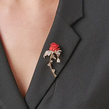 Brož Brož Růže růžová