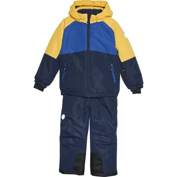 Snowboardové kalhoty Chlapecký set lyžařské bundy s kalhotami COLOR KIDS-Ski Set - Colorblock, total eclipse Modrá 122