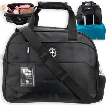 Cestovní taška Camerazar Služební černá cestovní taška BAD&BAGS do příručního zavazadla do letadla
