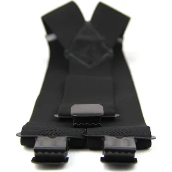 Kšandy Kšandy (šlé) černé široké s kovovými klipy