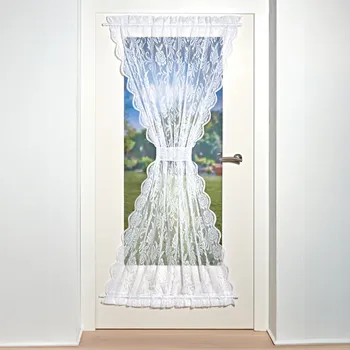 3Pagen Záclona na dveře bílá 000 bílá 90x200 cm
