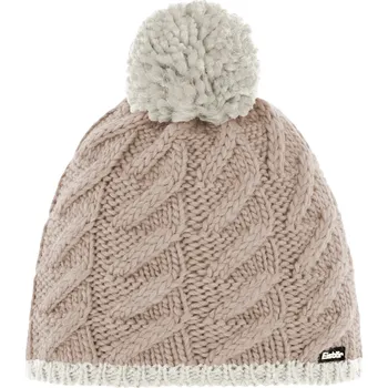 Čepice Zimní čepice EISBÄR-Asteria Pompon MÜ 133 Bílá 47/53 cm
