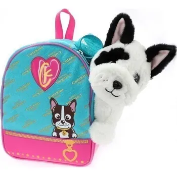 plyšák Buldog s batůžkem