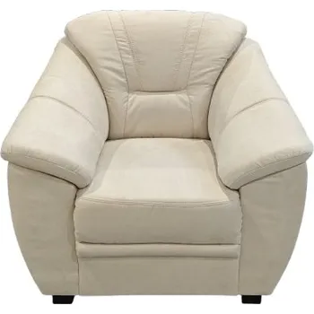 Křeslo Krémové křeslo Crawford 100 x 88 x 90 100% polyester