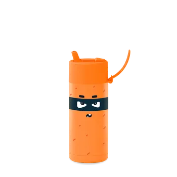 Láhev Cestovní láhev_Frank Green Franksters_keramická_595ml Flip Straw nerezová - neon orange