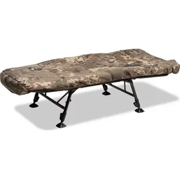 rybářské lehátko NASH - Lehátko Indulgence 4 Leg Junior Sleep System Camo